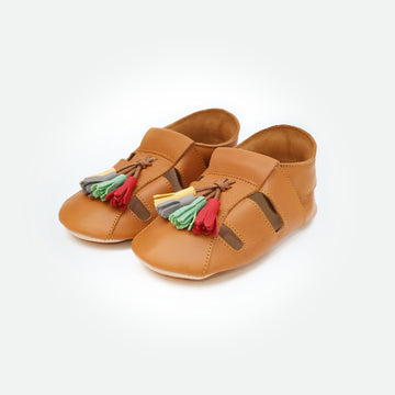 Bora Moccasins Sandals - Caramel - Pyopp