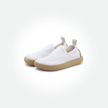 Poro Barefoot Sneakers - White On Beige - Pyopp