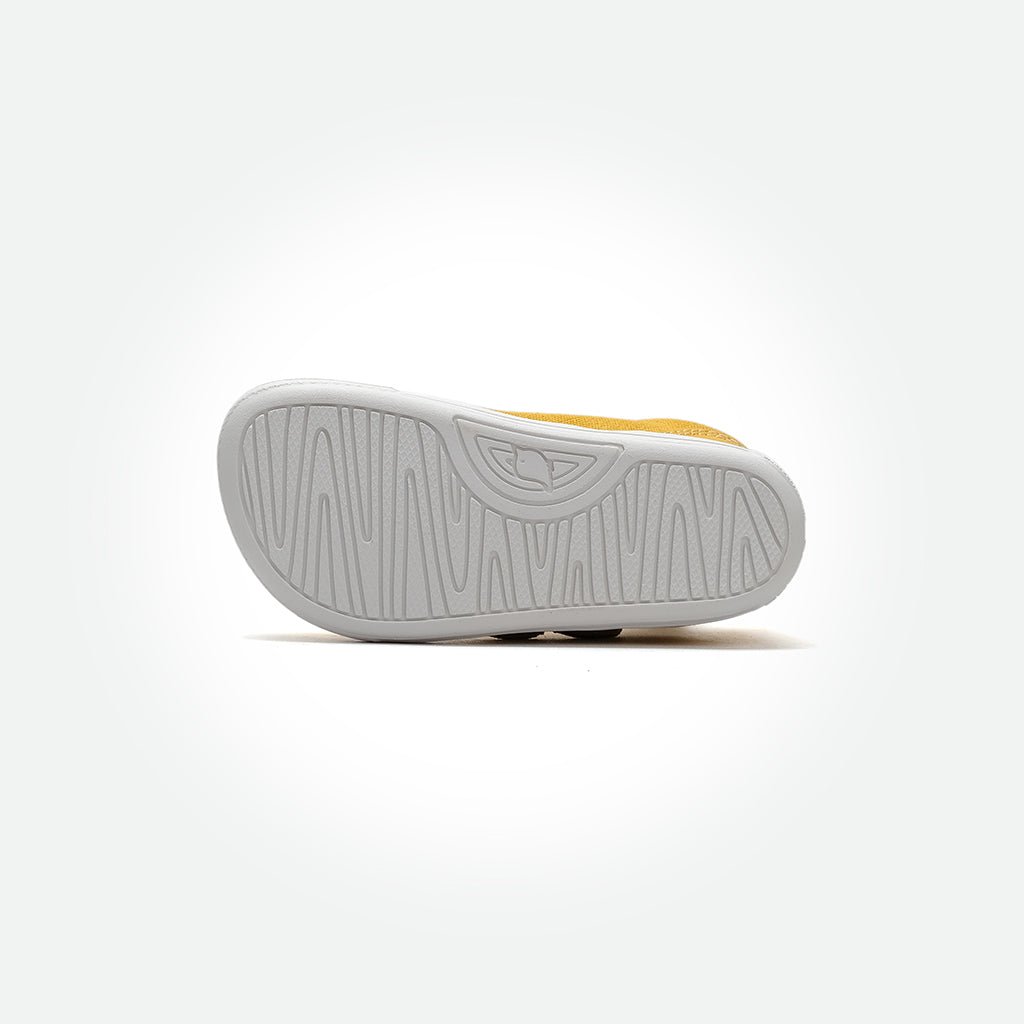 Sample Sale Badii Barefoot Sneakers - Butter Yellow On White - Pyopp