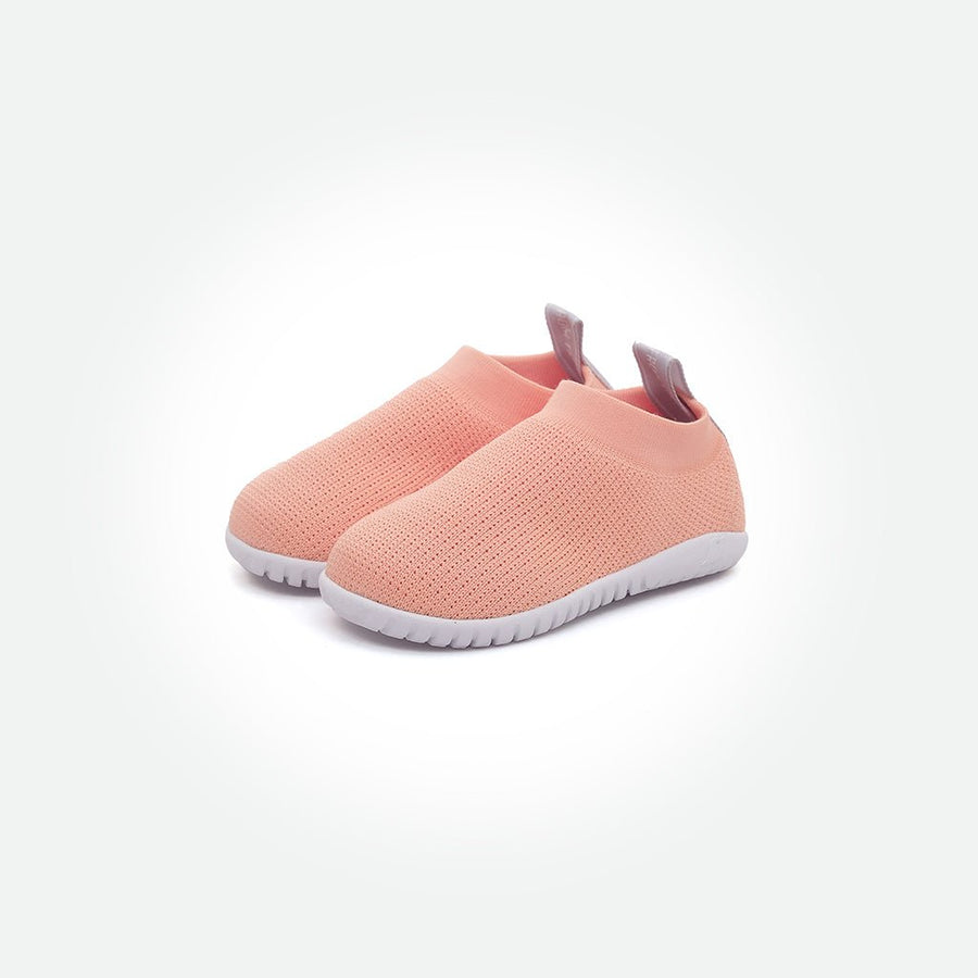 Sample Sale Gallop Sneaker - Pastel Coral On White - Pyopp
