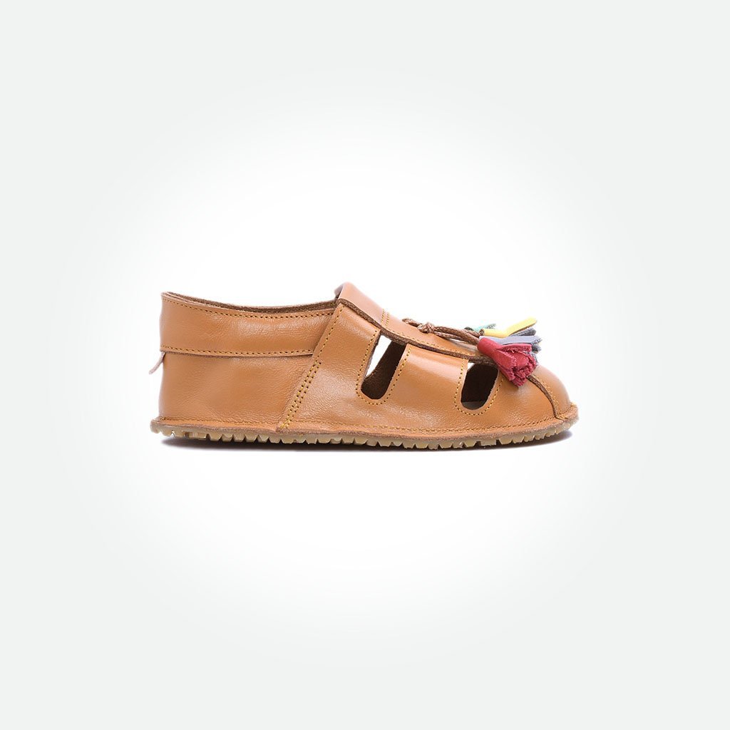 Sample Sale of Kids Bora Moccasins Sandals - Caramel - Pyopp
