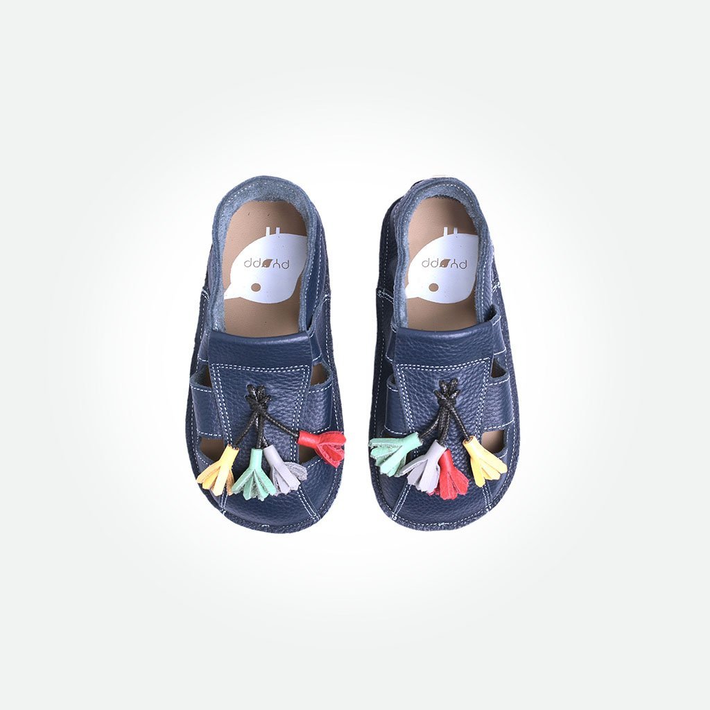 Sample Sale of Kids Bora Moccasins Sandals - Navy - Pyopp