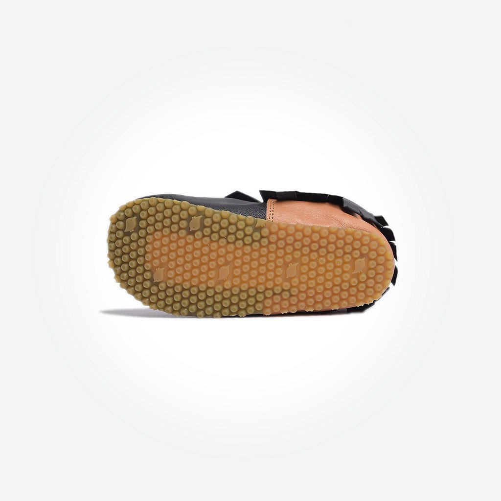 Sample Sale of Kids Moccasins Ultralight - Black - Pyopp